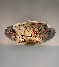 Montatura da incasso in vetro di Murano in edizione artigianale, Italia, circa 1960