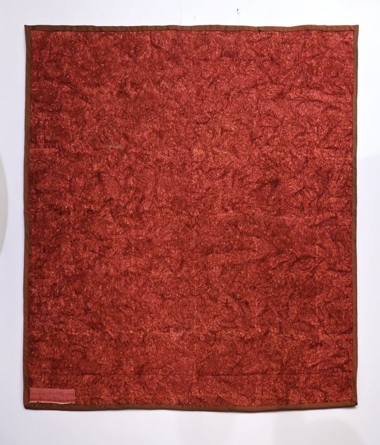 Artisan Fortuny Fabric "Fragonard" Throw by David Duncan Studio For