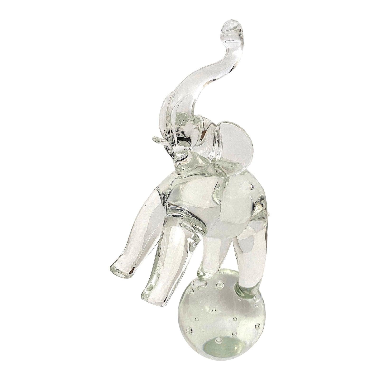 Artisan Glass Elephant