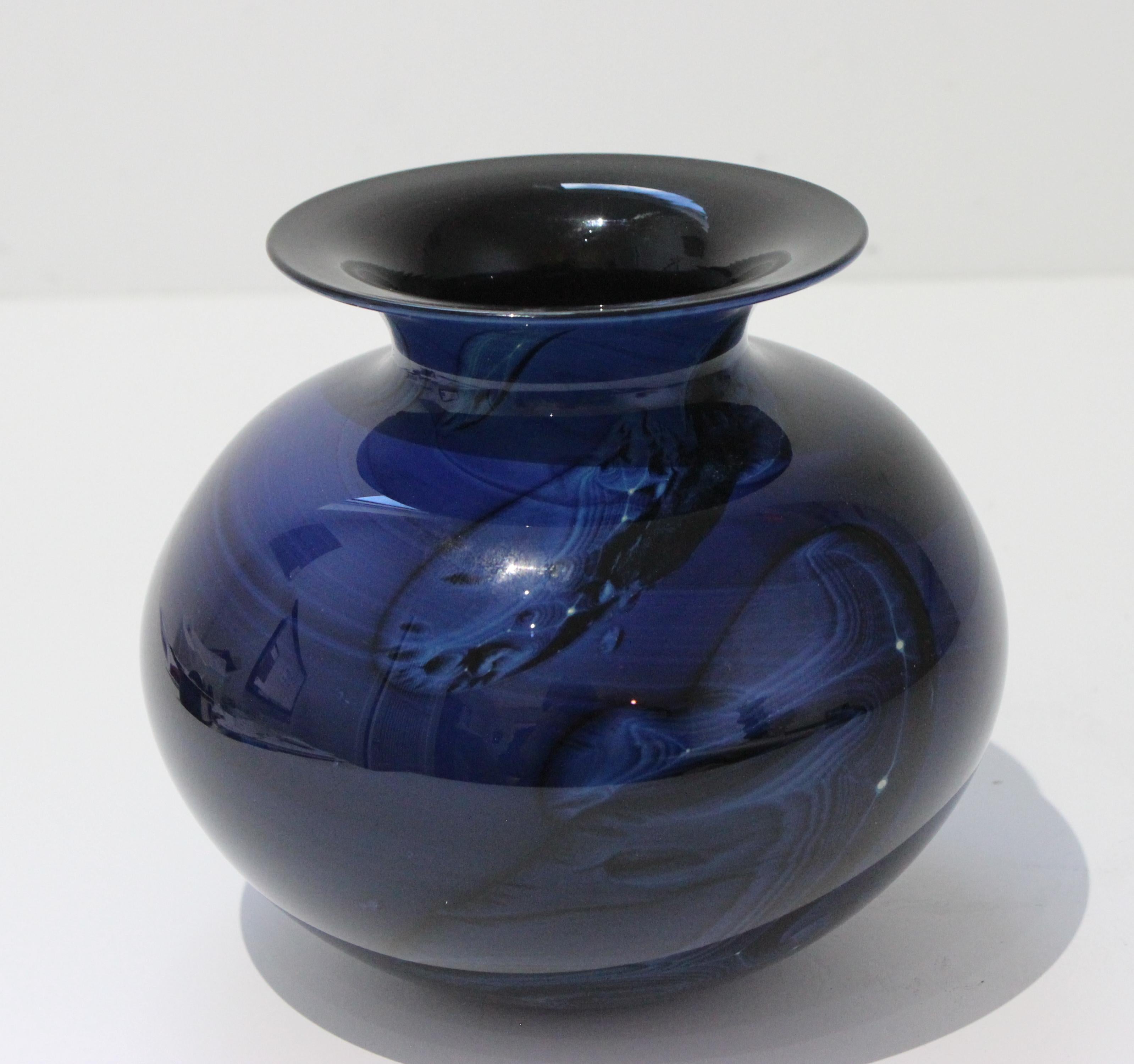 Art Glass Artisan Glass Vase by Jimpson