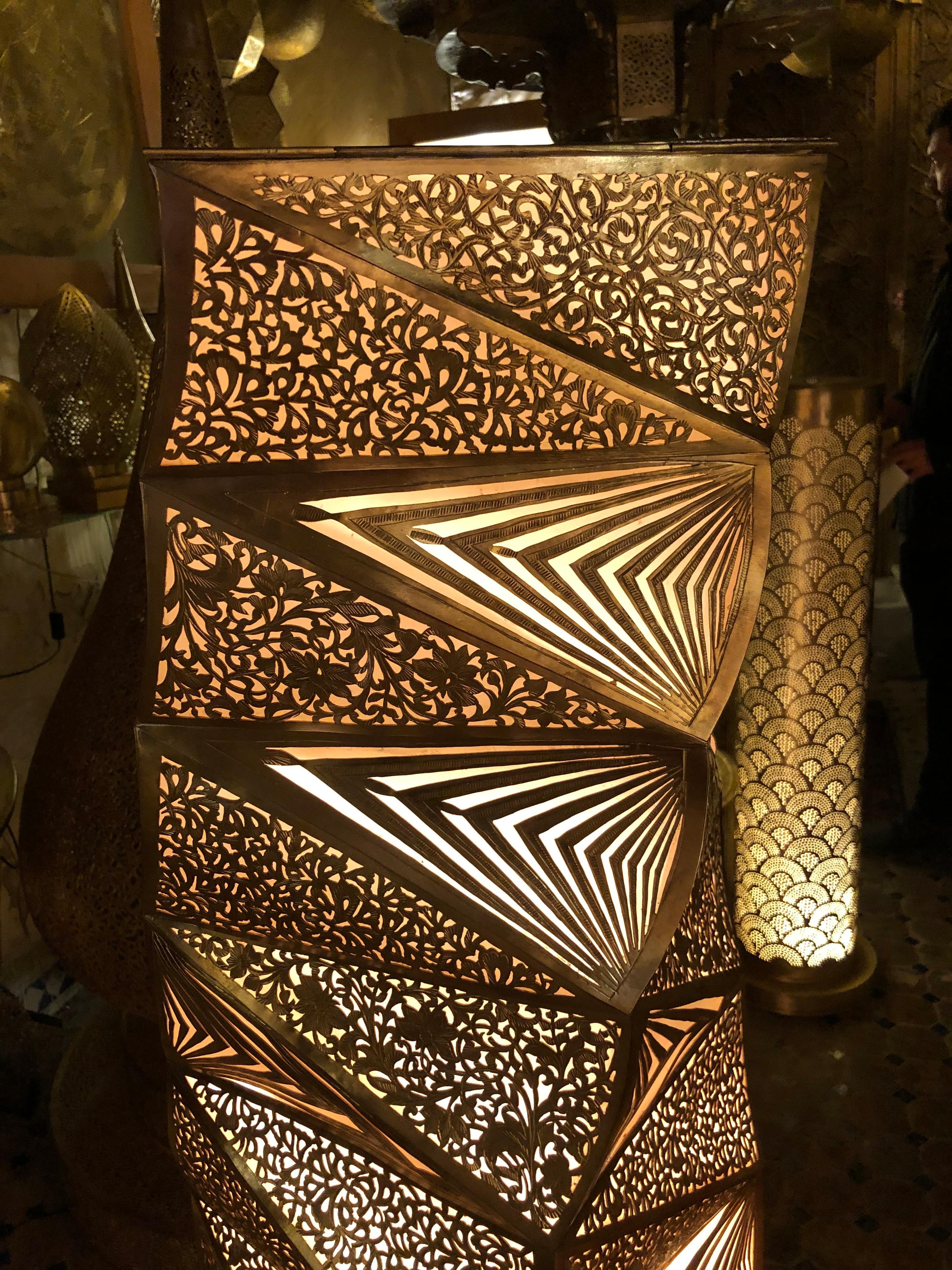 Moroccan Artisan Handcrafted Floor Lamp 