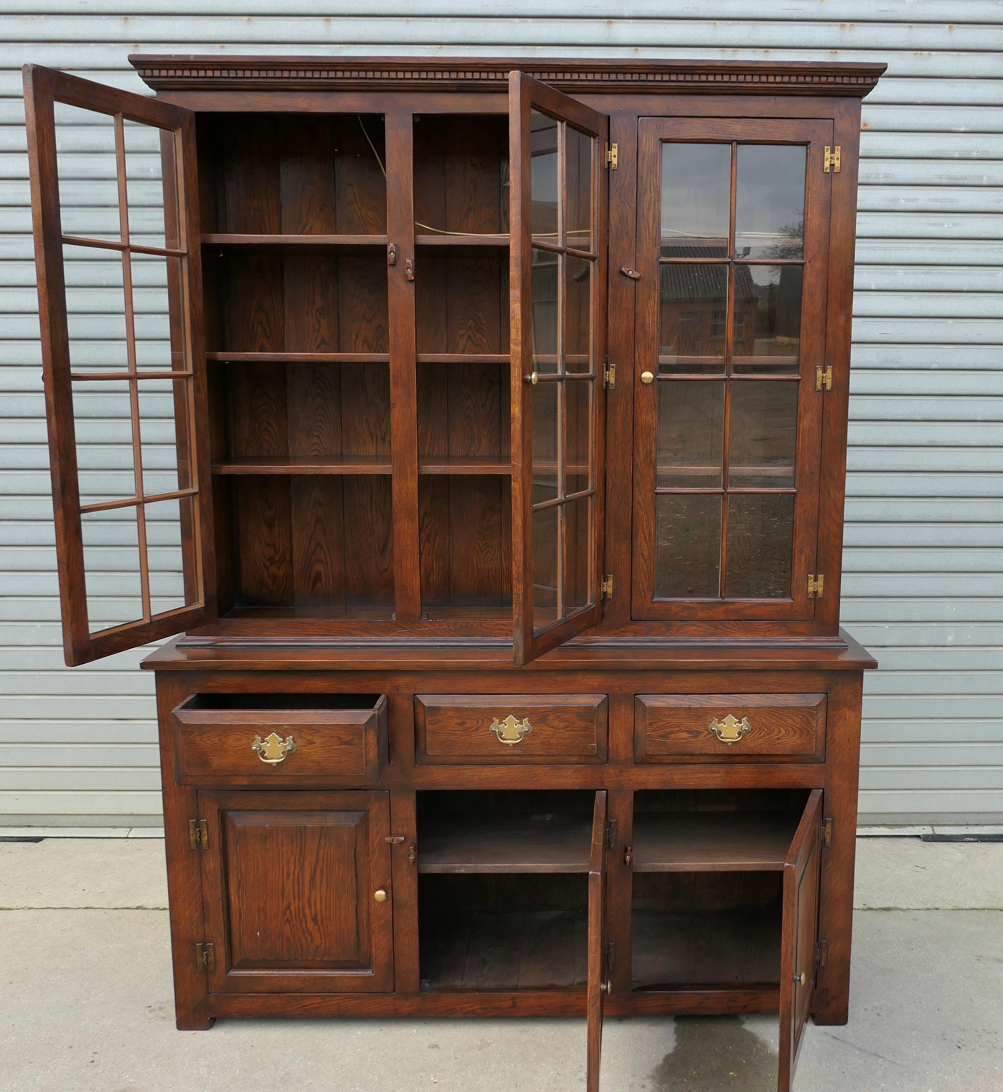 Artisan Hand Made Eiche lasiert Bücherregal (Eichenholz)