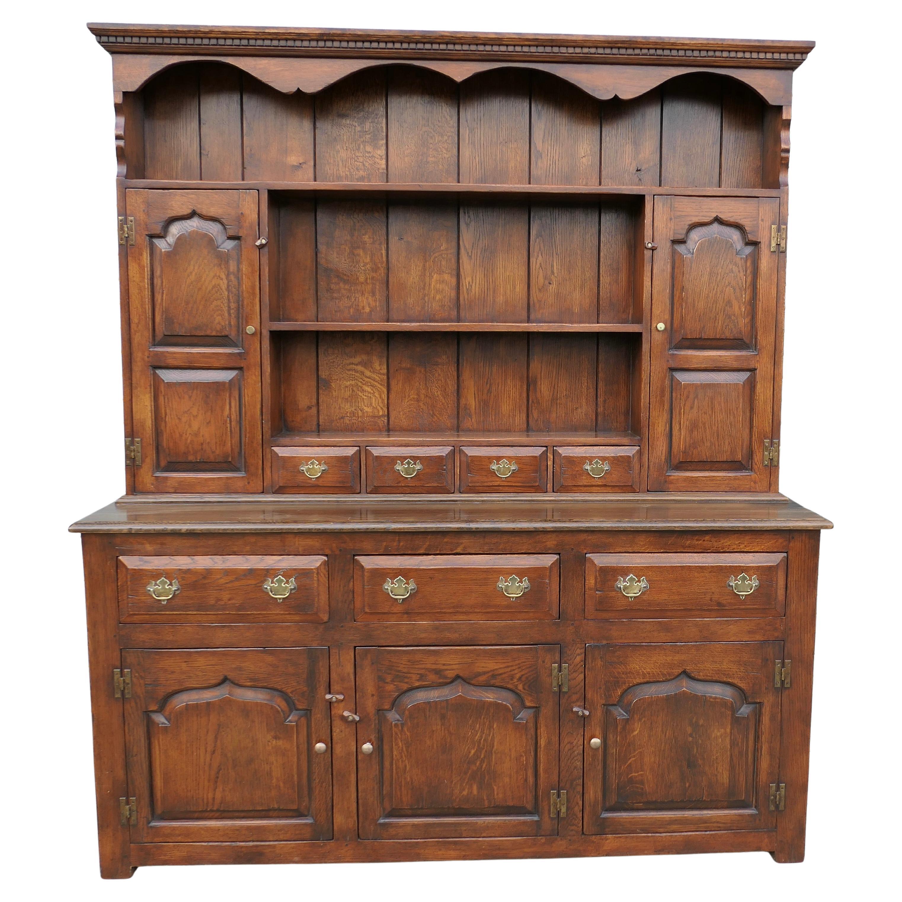 Artisan Hand Made Period Oak Style Dresser  A Superbly Crafted piece For Sale