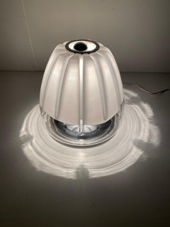Artisan Handmade Glass Table Lamp by Toni Zuccheri for VeArt  Italy 1970's