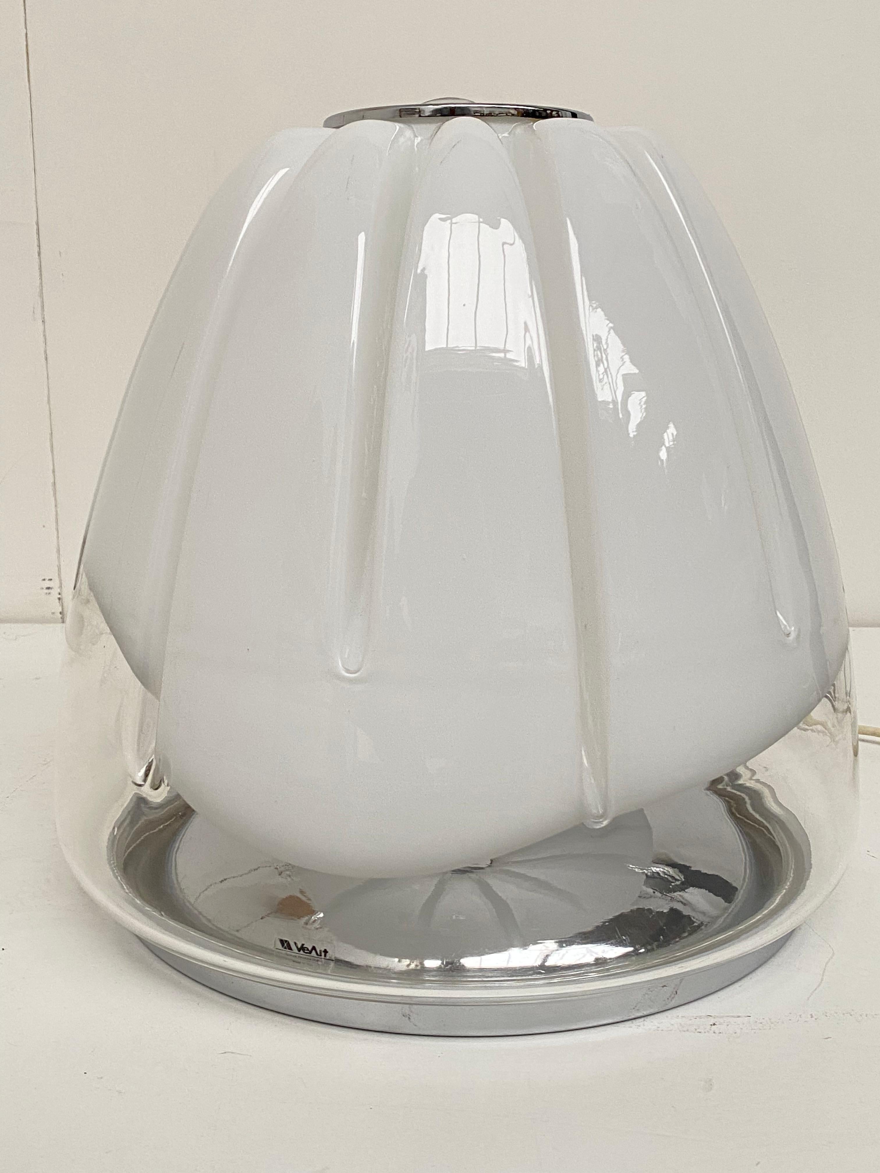 Lampe de bureau en verre faite main par Toni Zuccheri pour VeArt  Italie années 1970 en vente 13