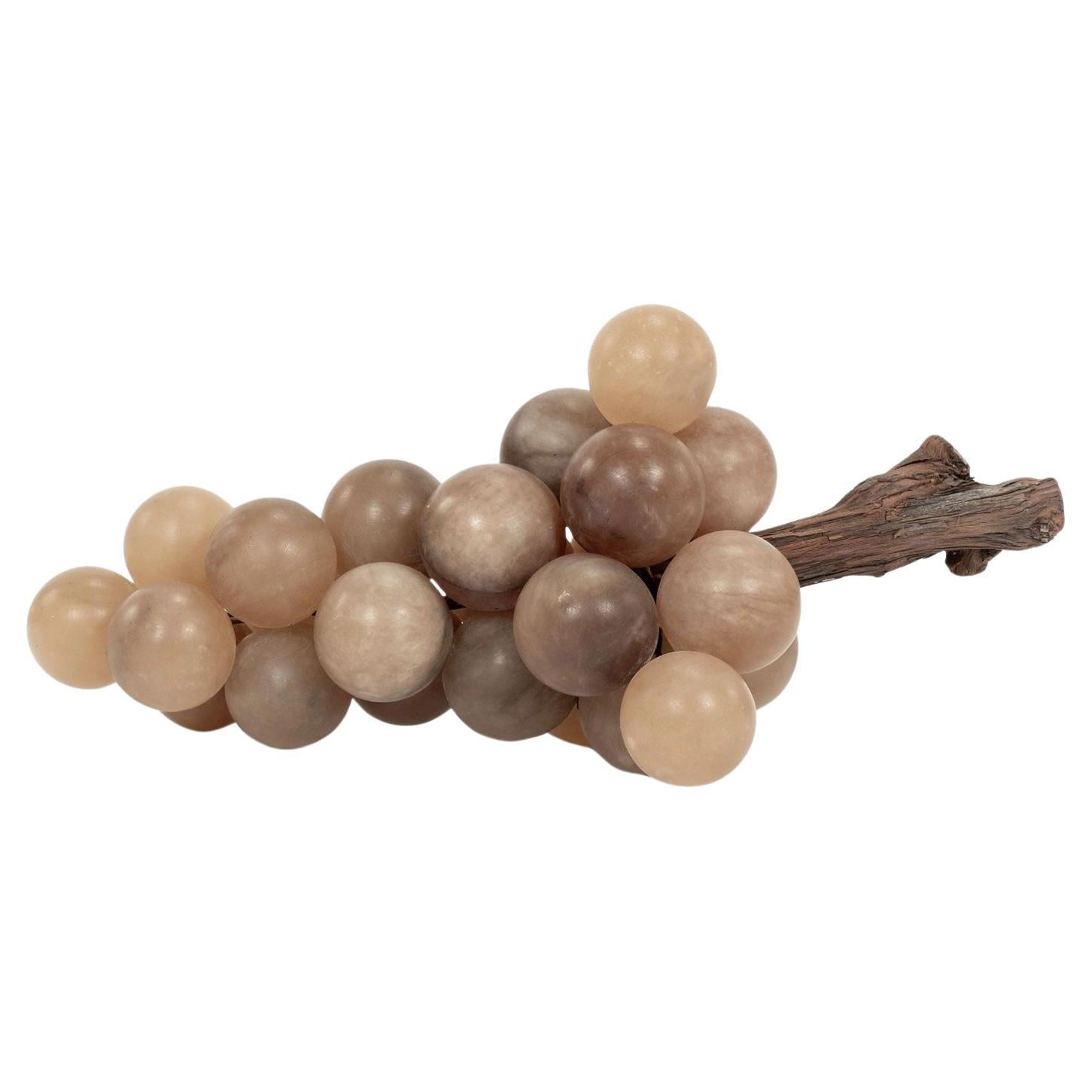 Artisan Large-Scale Bunch of Alabaster Grapes For Sale