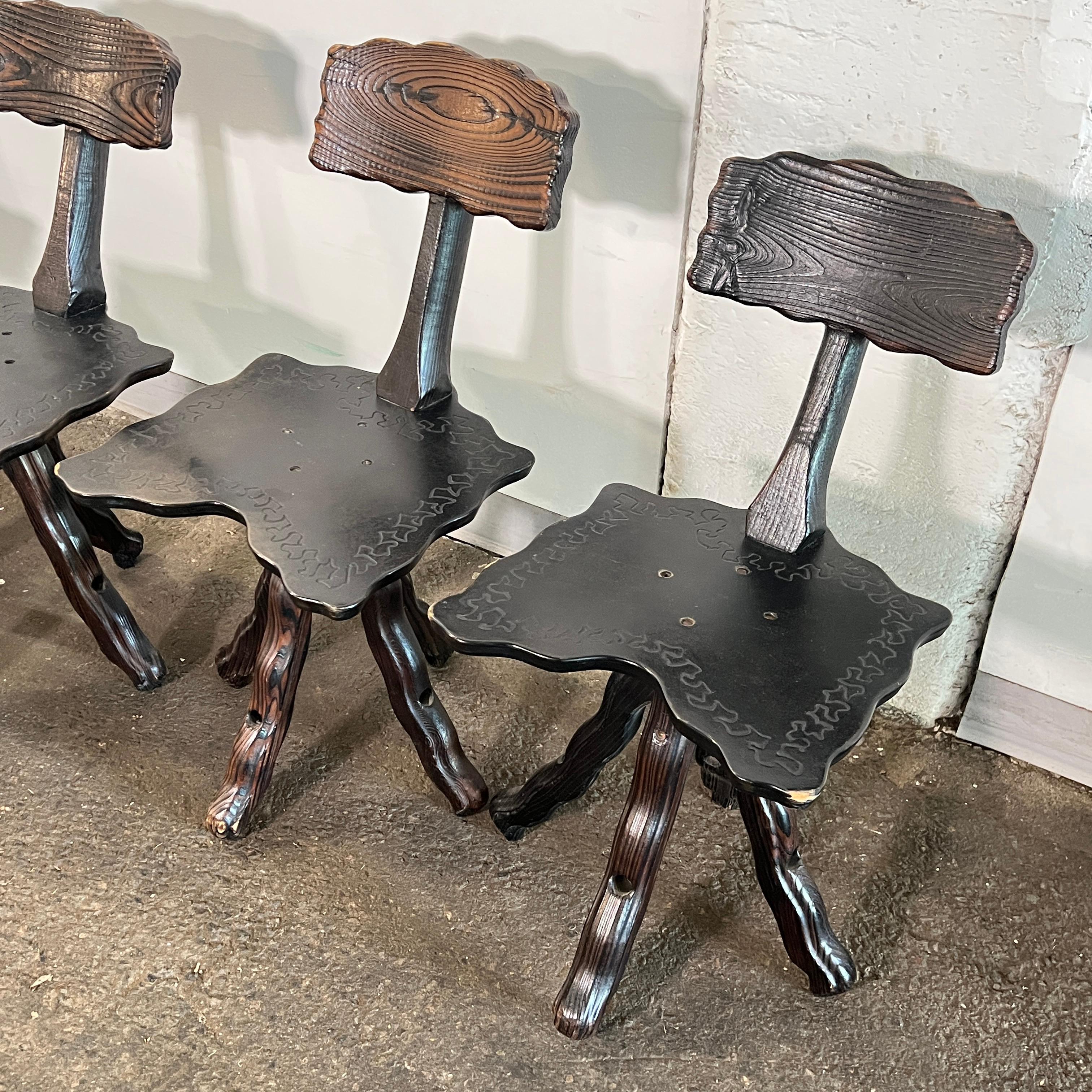Artisan Made Brutalist Dining Set, Catalonia, Spain, Ca. 1960 For Sale 6