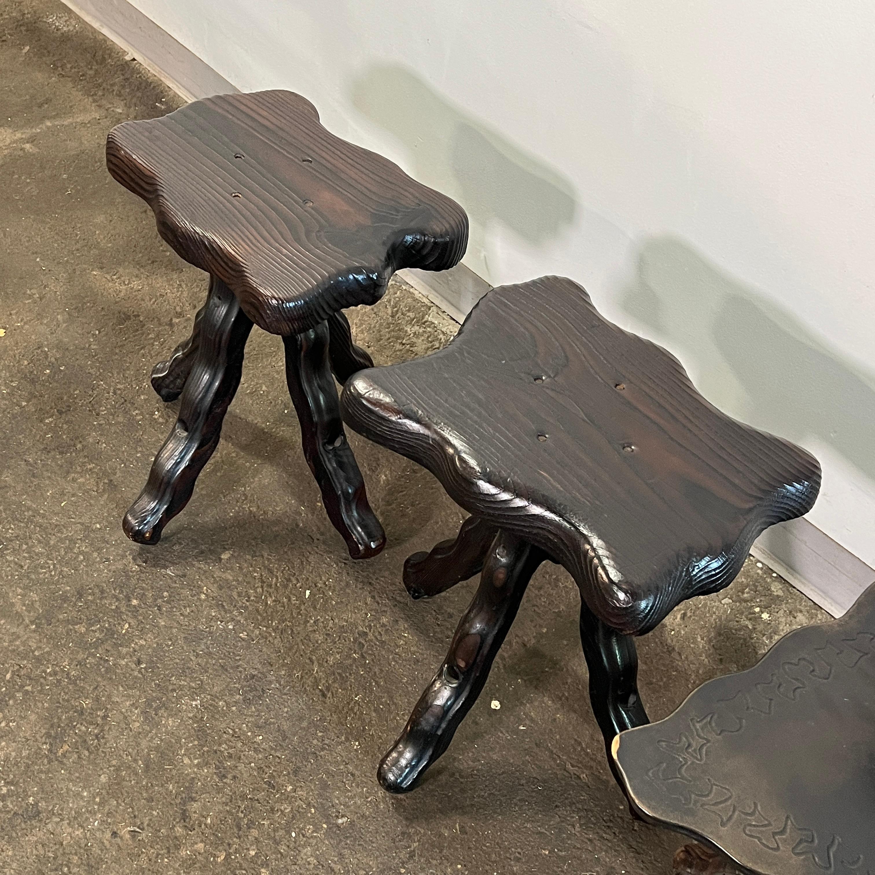 Artisan Made Brutalist Dining Set, Catalonia, Spain, Ca. 1960 For Sale 7