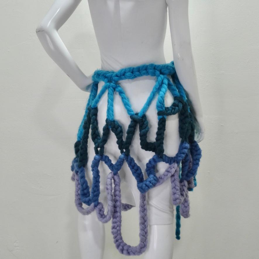 Artisan Made Crochet Sarong Wrap Skirt  1