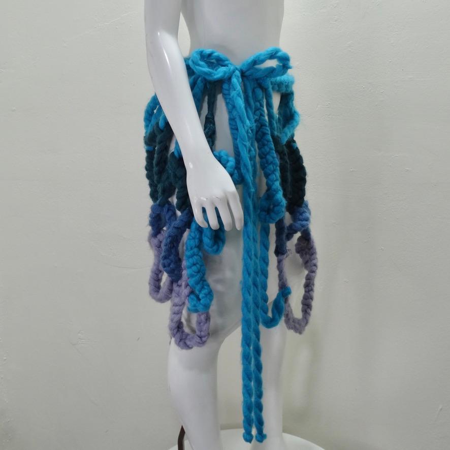 Artisan Made Crochet Sarong Wrap Skirt  2
