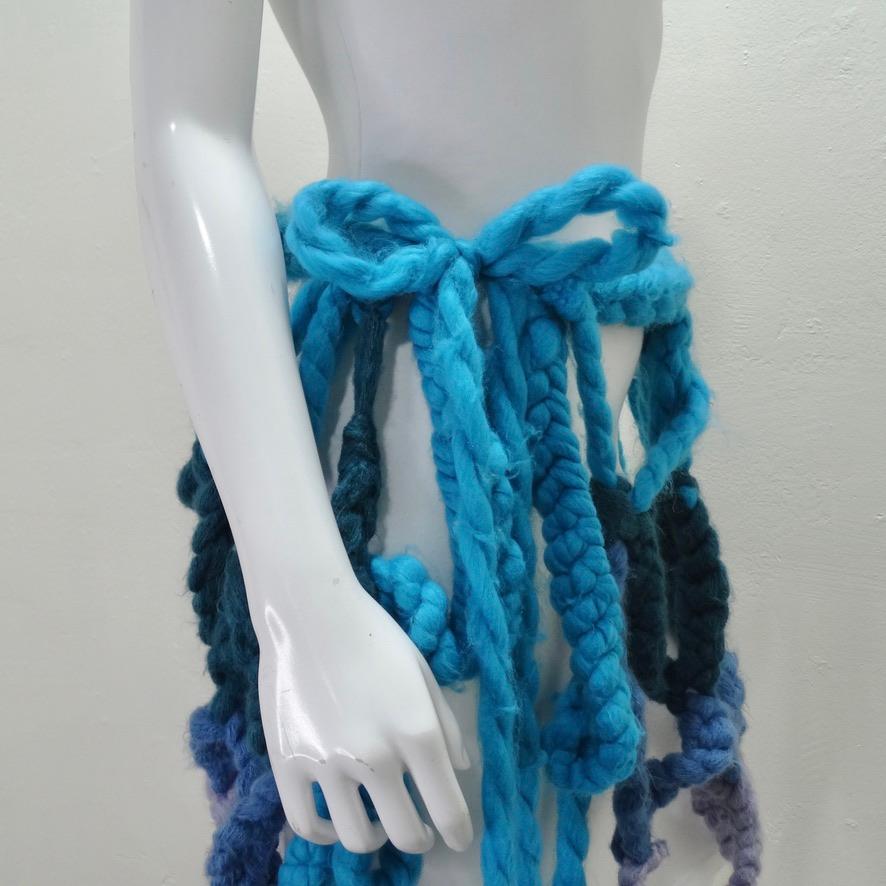 Artisan Made Crochet Sarong Wrap Skirt  3