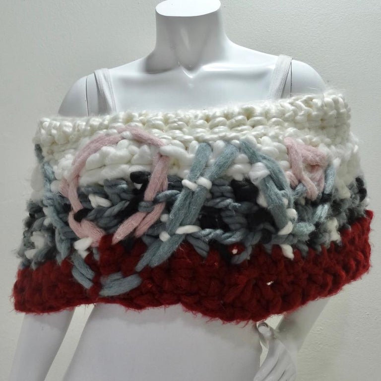 Artisan Made Crochet Shrug For Sale at 1stDibs