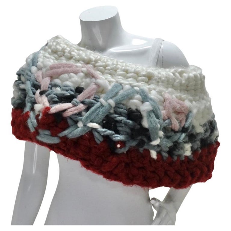 Artisan Made Crochet Shrug For Sale at 1stDibs
