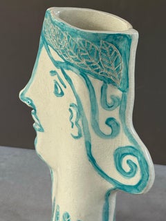Artisan Made Feminine Face Vase