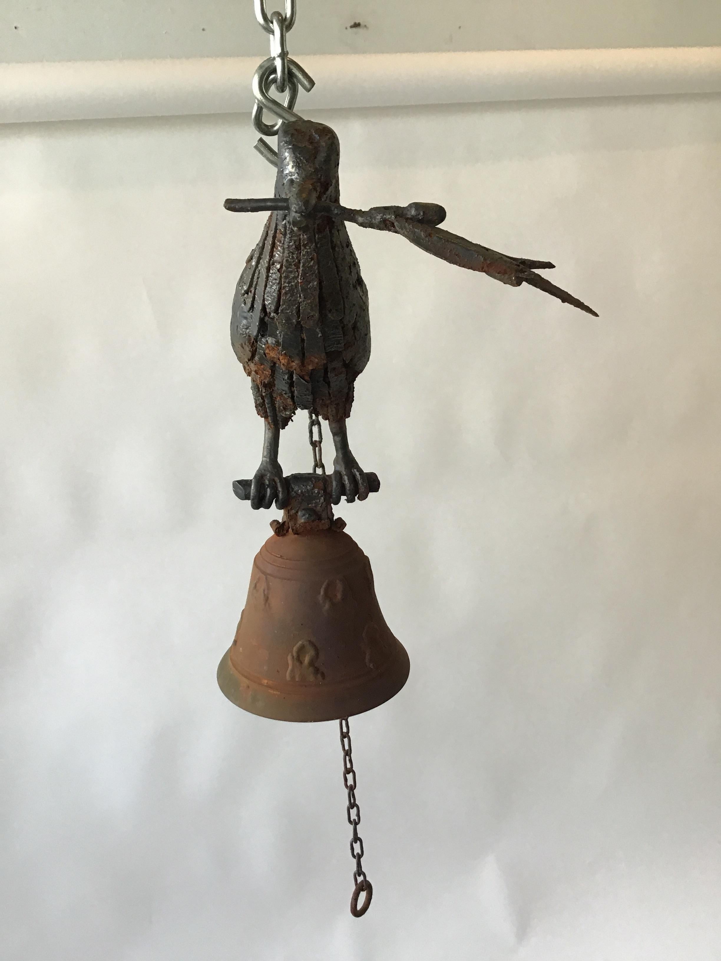 Artisan Made Iron Dove Bell 6