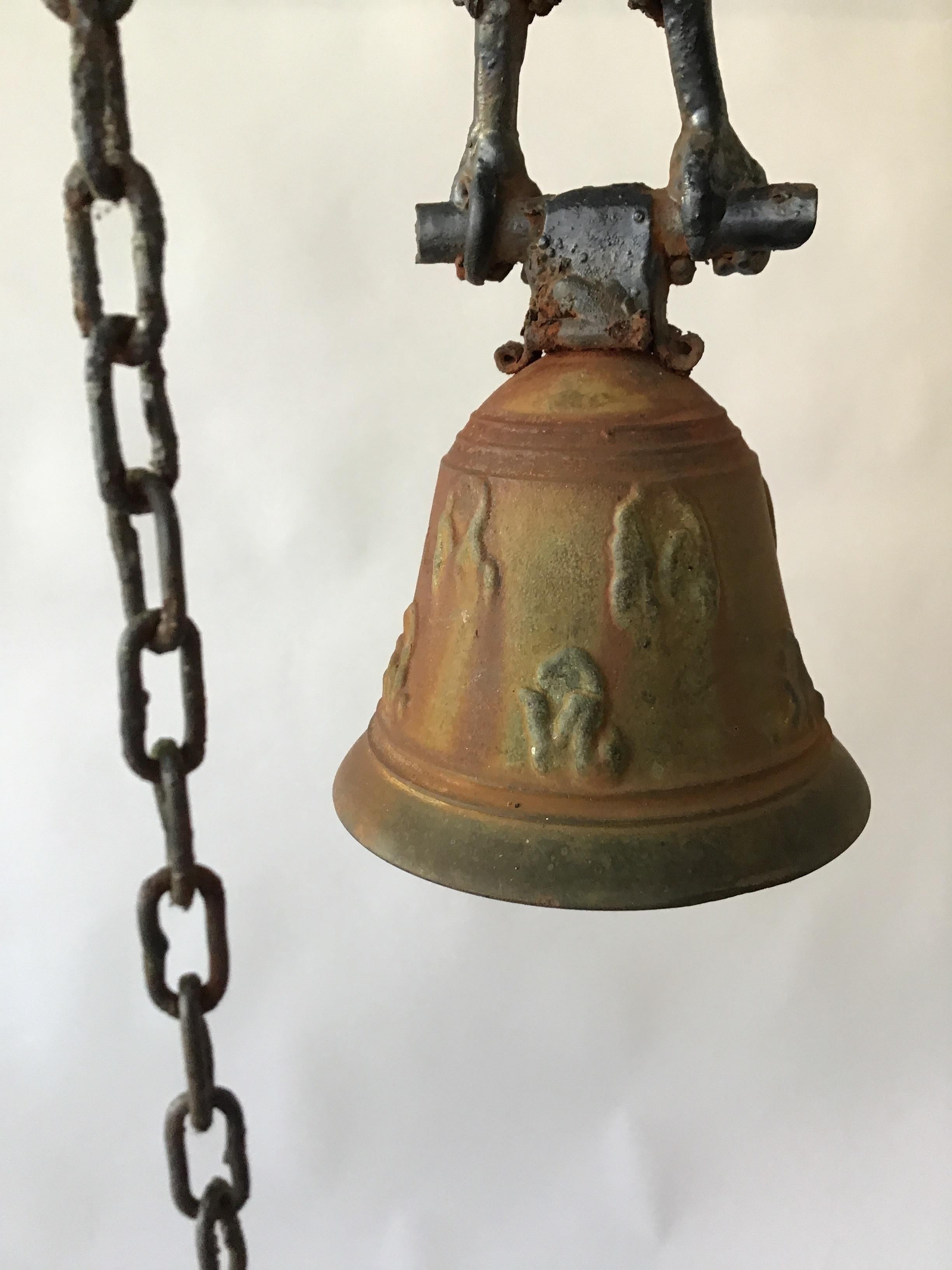Artisan Made Iron Dove Bell 8