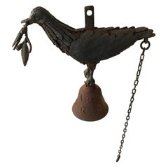 Retro Artisan Made Iron Dove Bell