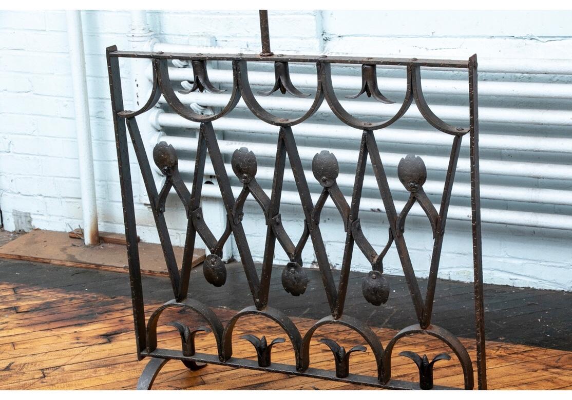 Artisan Made Iron Fire Screen For Sale 1