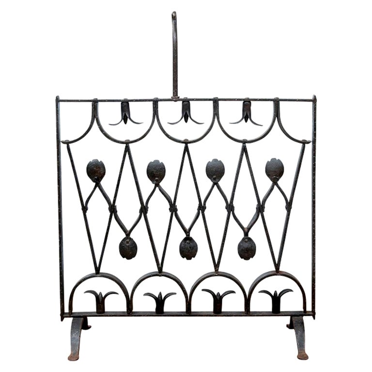 Artisan Made Iron Fire Screen