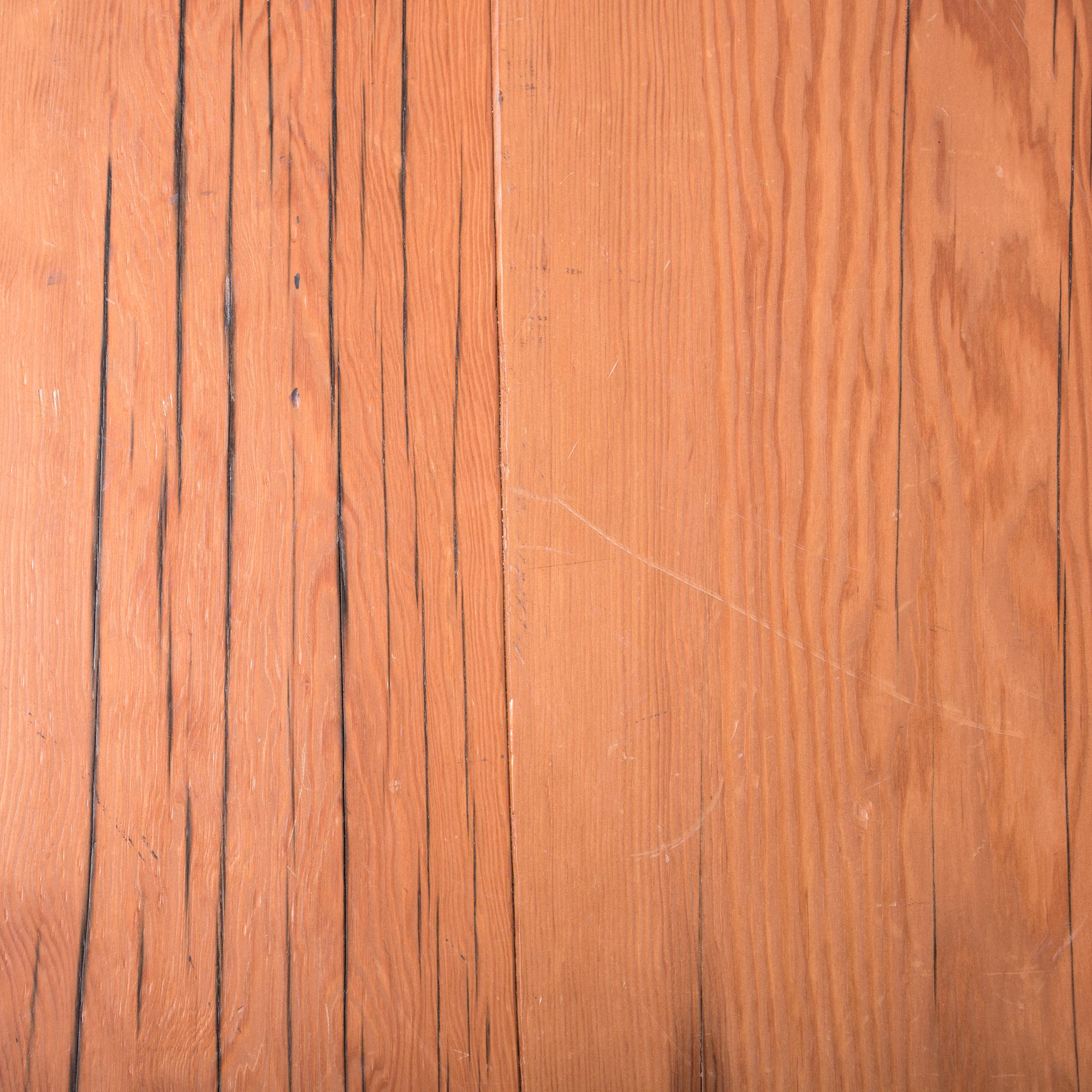 Plankenplatte niedriger Tisch (Holz)