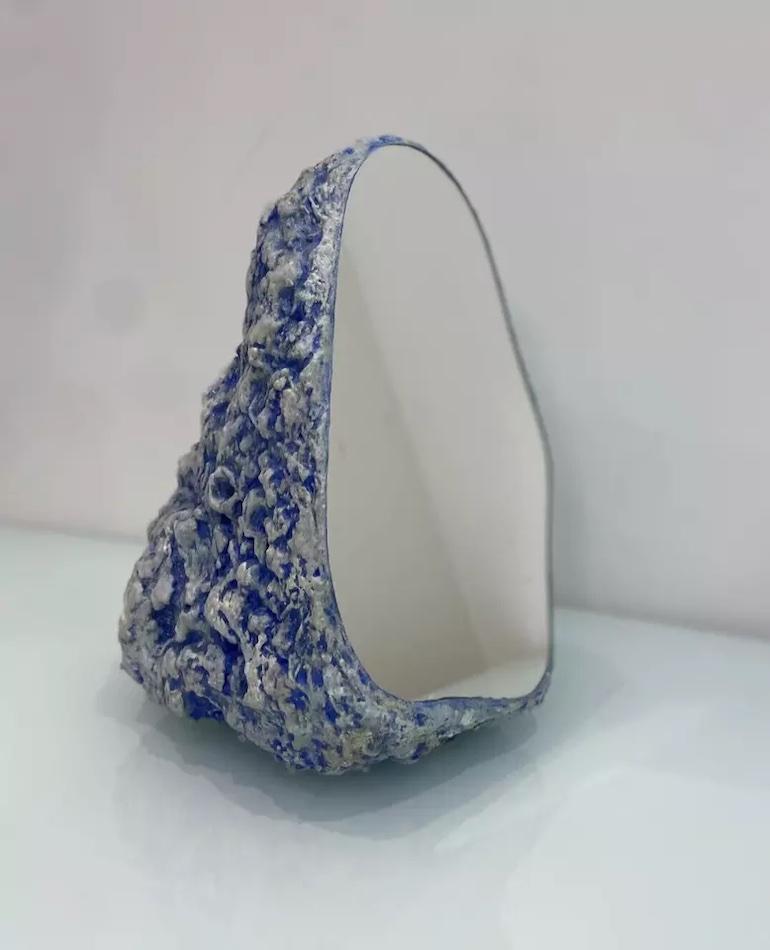 Moderne Miroir magritte fait artisanalement par Nicola Cecutti en vente