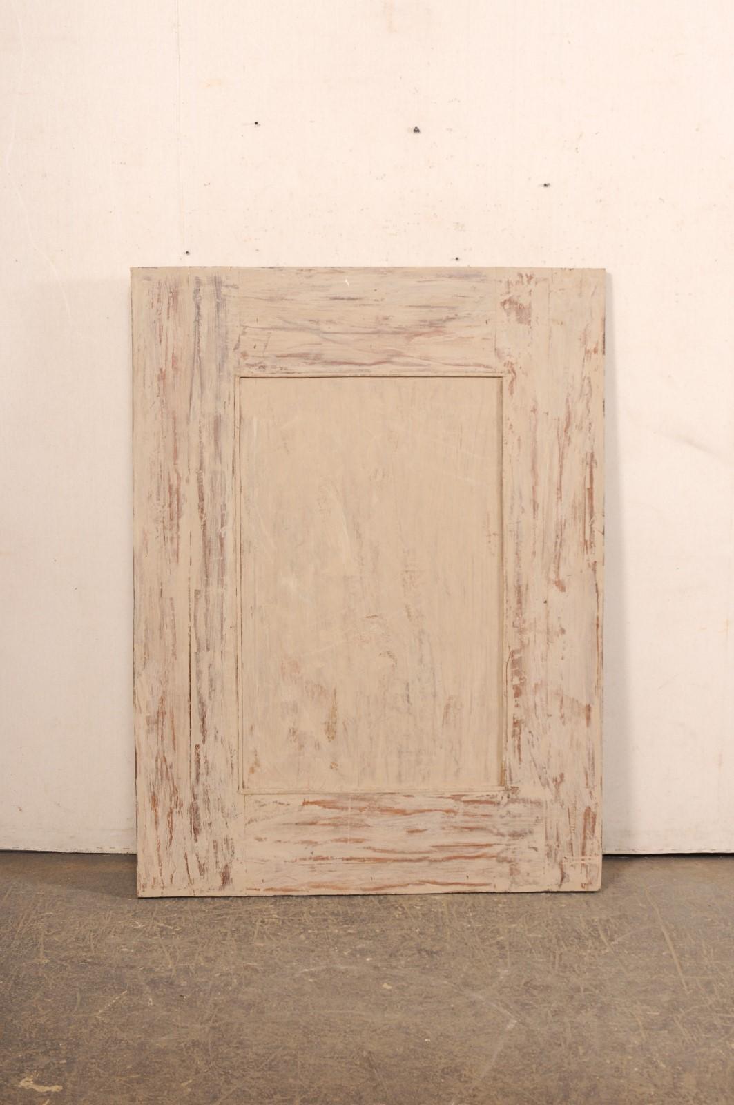 Specchio fatto a mano con bordo in legno con motivo a chiave greca, alto più di 5 piedi in vendita 4