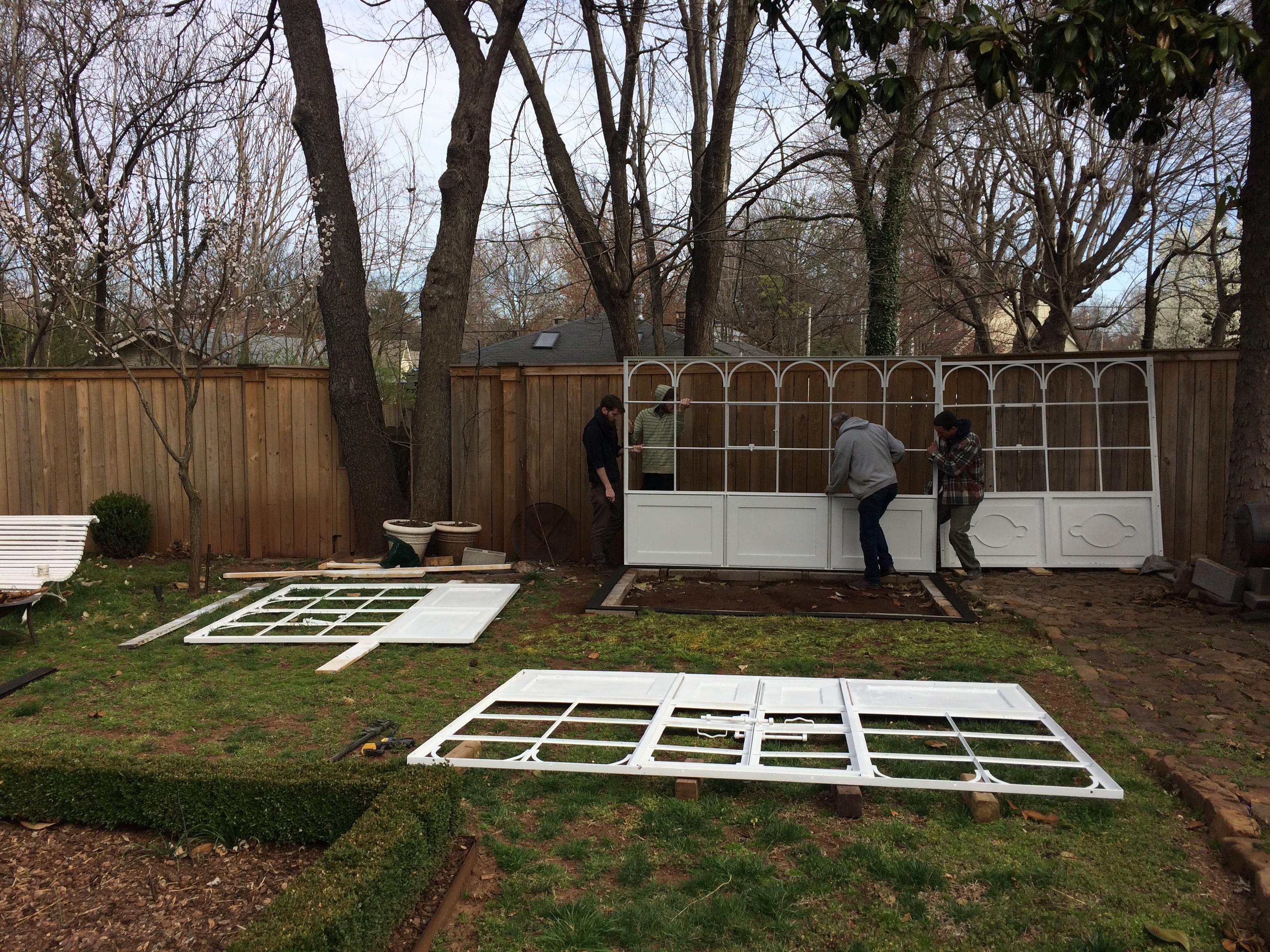 Artisan-Made Welded Steel Greenhouse with Glass Panes 1