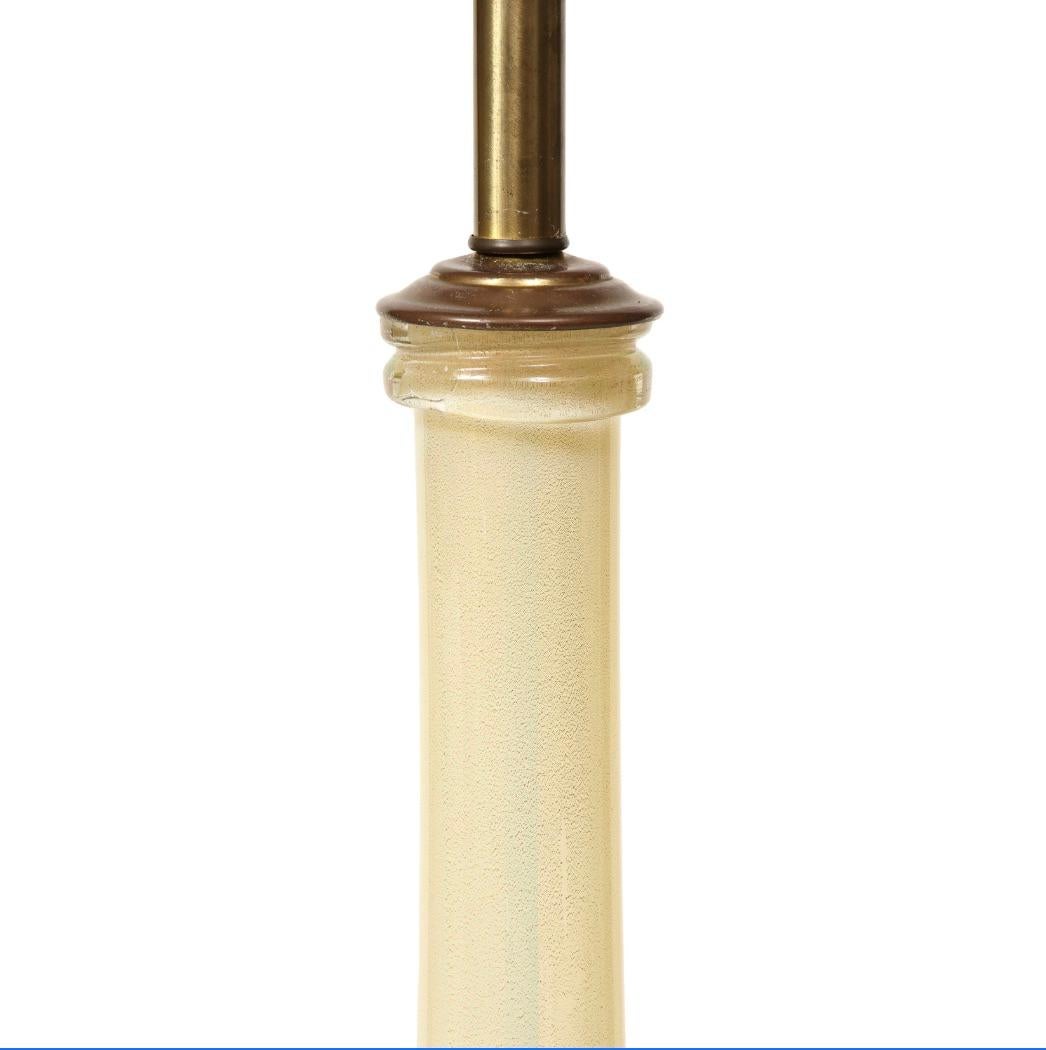 Artisan Murano Grünes Opalglas Tischlampe 1960s (20. Jahrhundert) im Angebot