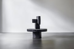 Table basse Artisan Oak Unseen Force n°15 de Joel Escalona, base sculpturale