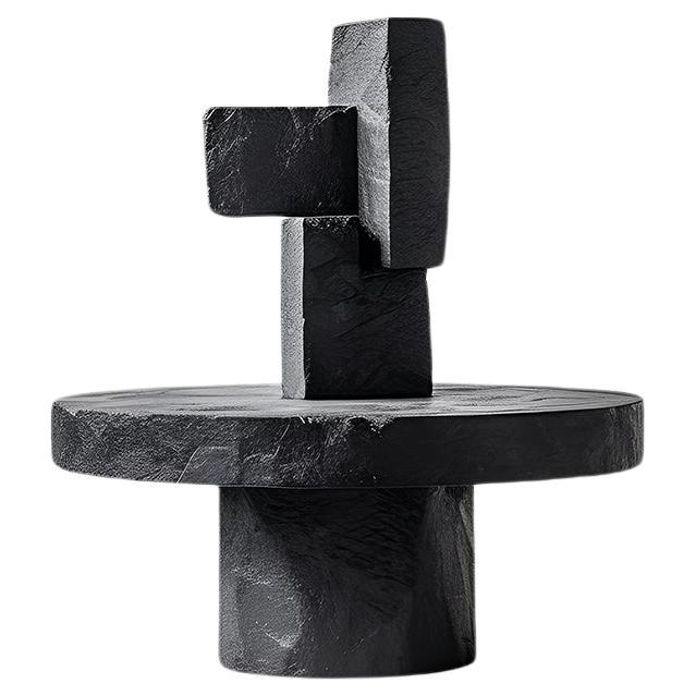 Table basse Artisan Oak Unseen Force n°15 de Joel Escalona, base sculpturale