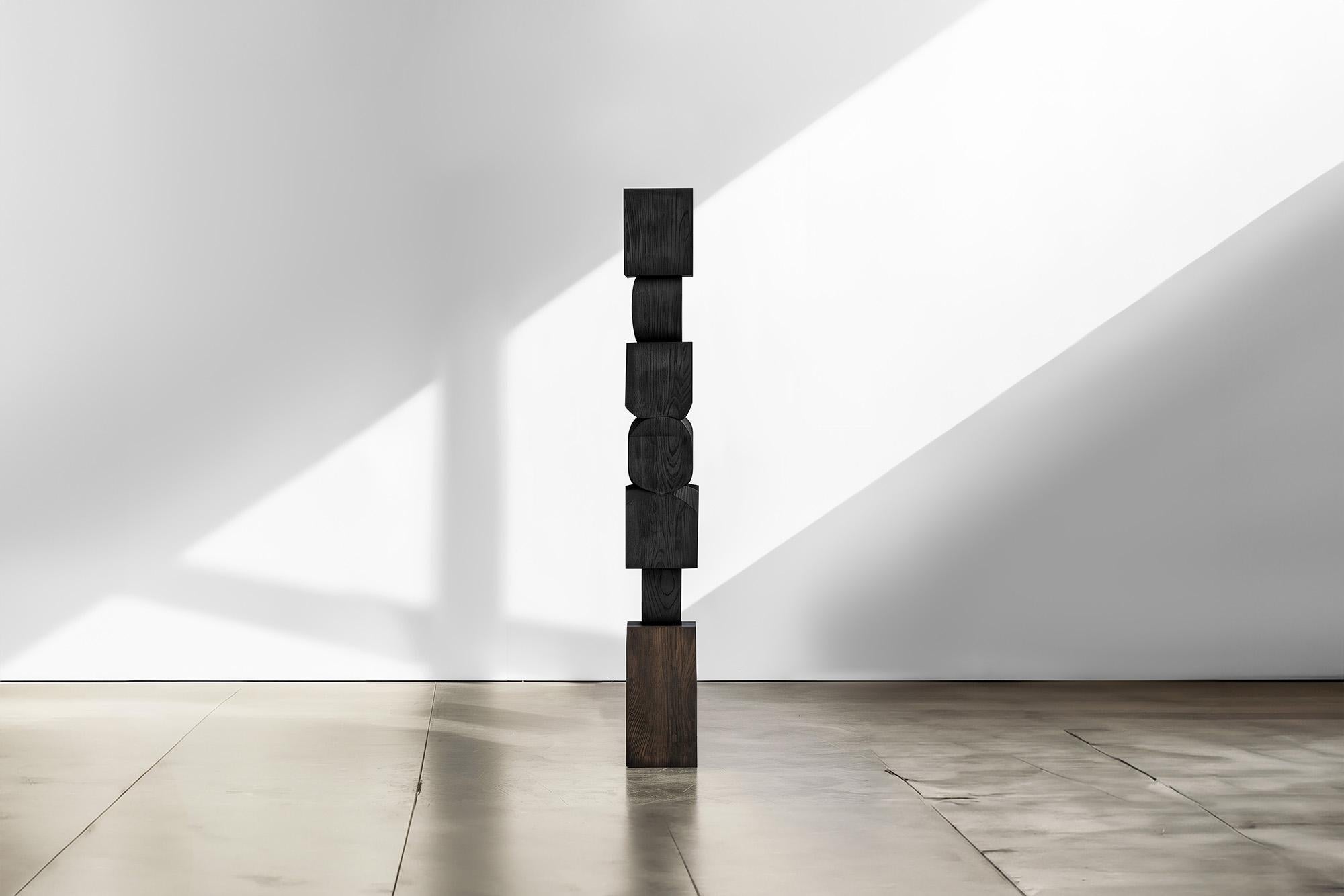 Mexicain Artisan Oak Unseen Force n°54 : Table basse d'art par Joel Escalona en vente