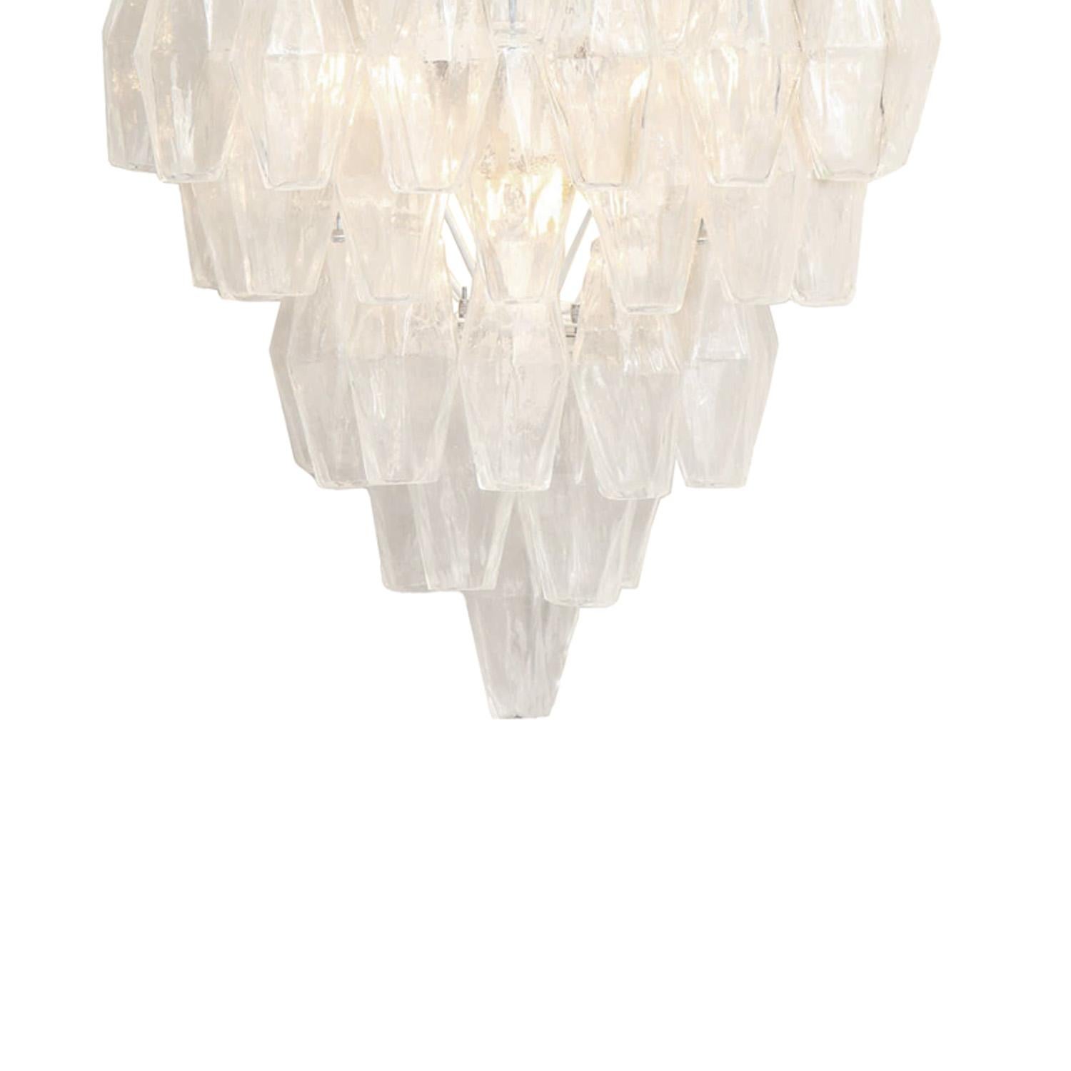 Artisan Pair of Murano Glass Polyhedron Sconces 2000 In Good Condition For Sale In New York, NY