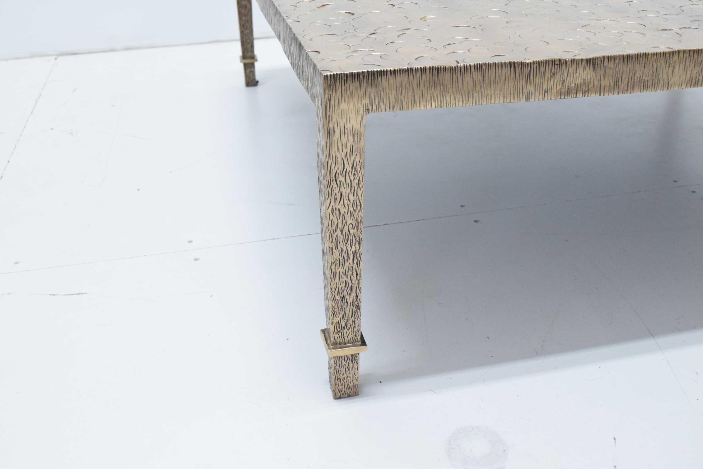 Artisan Solid Bronze Cocktail Table, Ingrid Donat Style 5