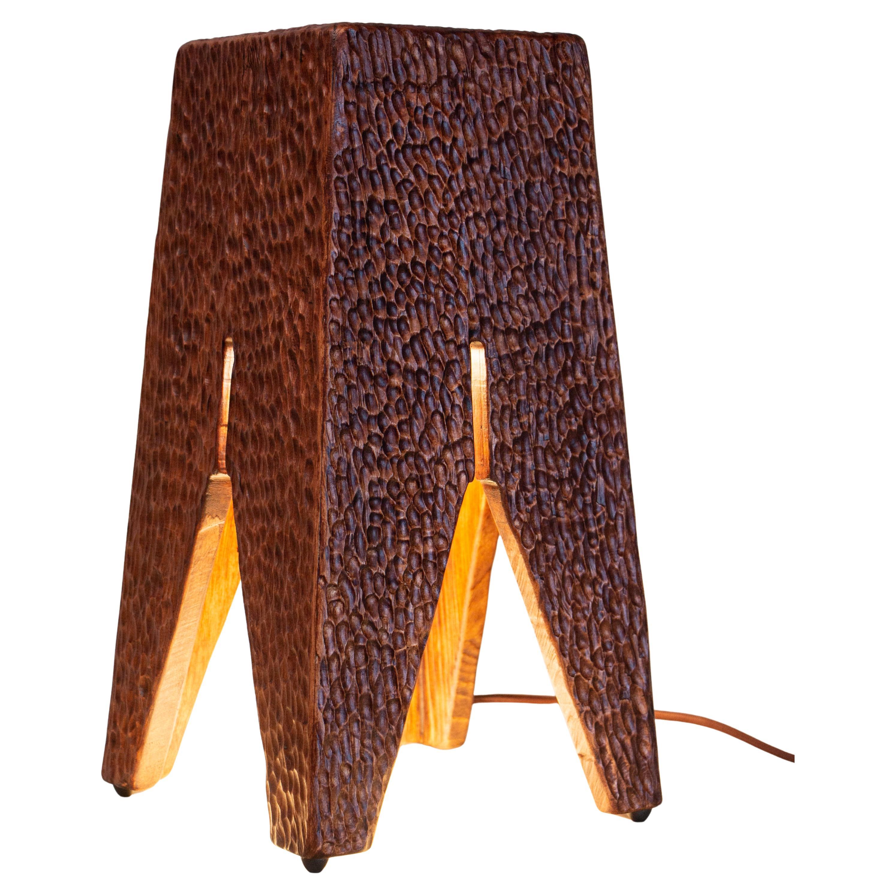 Artisan Solid Wood Ambiance Lighting Table Lamp Mid-Century Modern Design STANCE