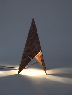 Artisan Massivholz-Tischlampe Zeitgenössisches Design Art Light POLAR von Flowlight