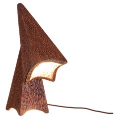 Artisan Solid Wood Table Lamp Mid-Century Modern Lighting for Living Room Nixie