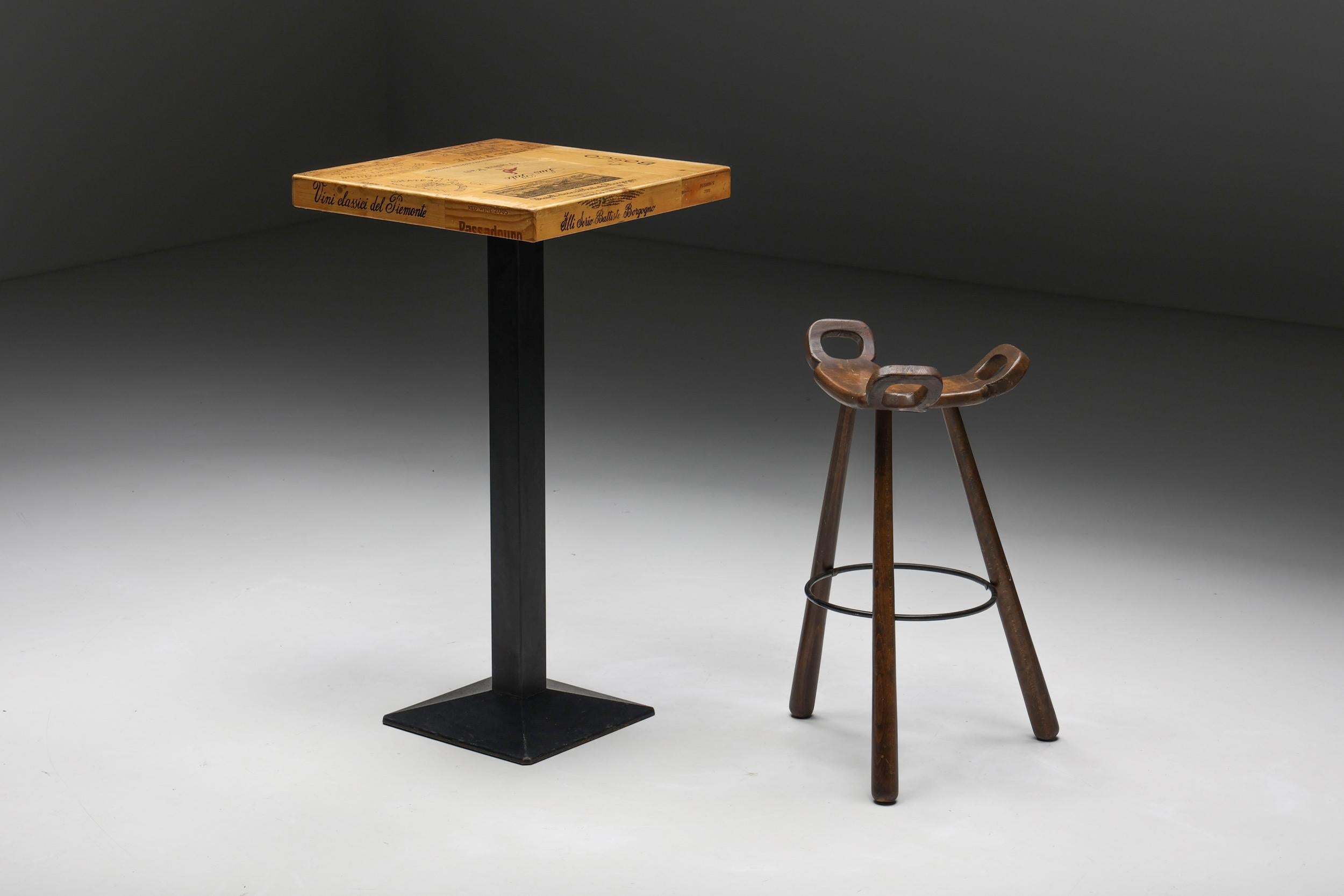 Contemporary Artisan Tables Hautes Travail Belge, Early 2000s For Sale