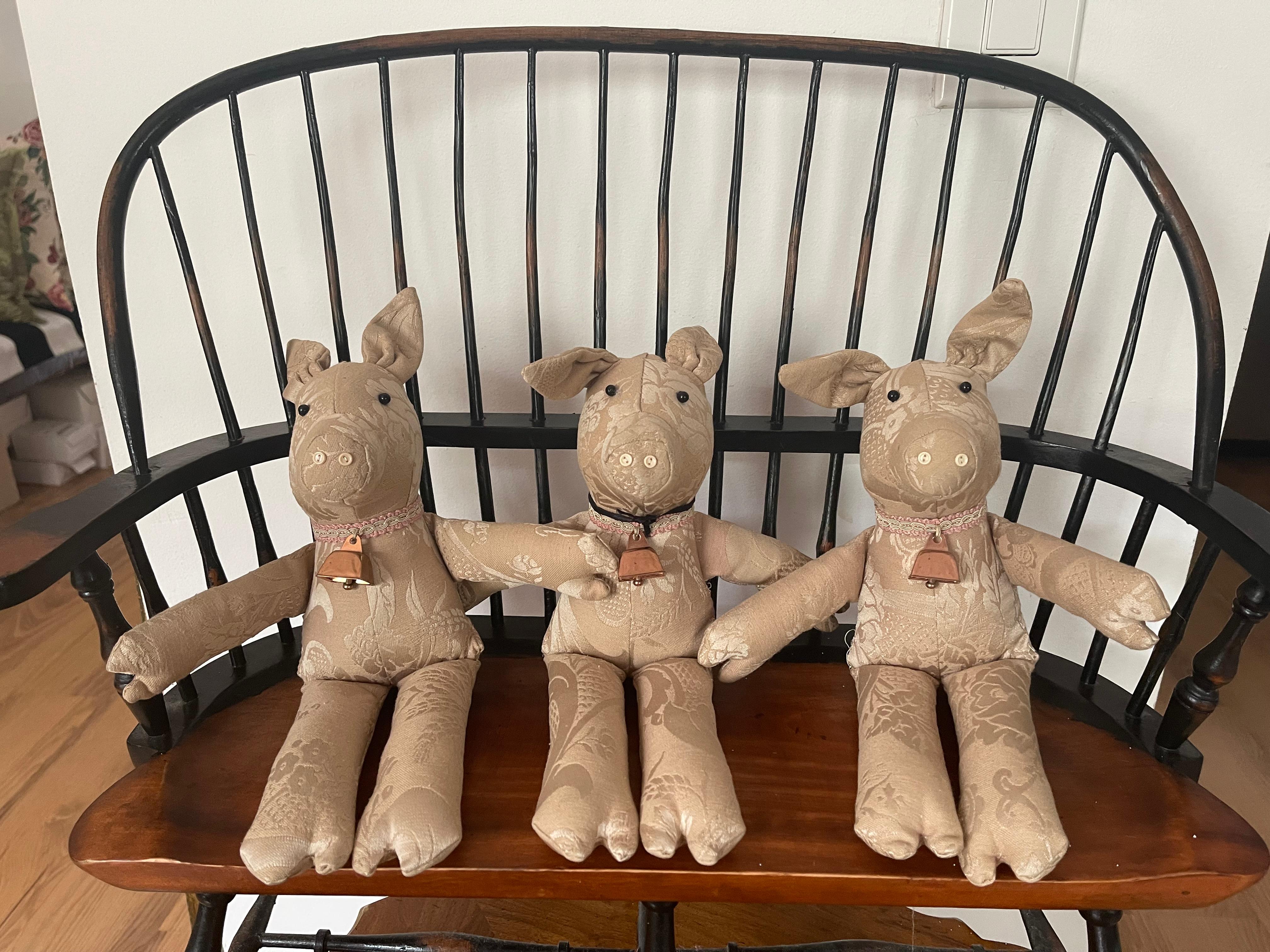 Classique américain Jouets artisanaux 3 petites poupées en vente