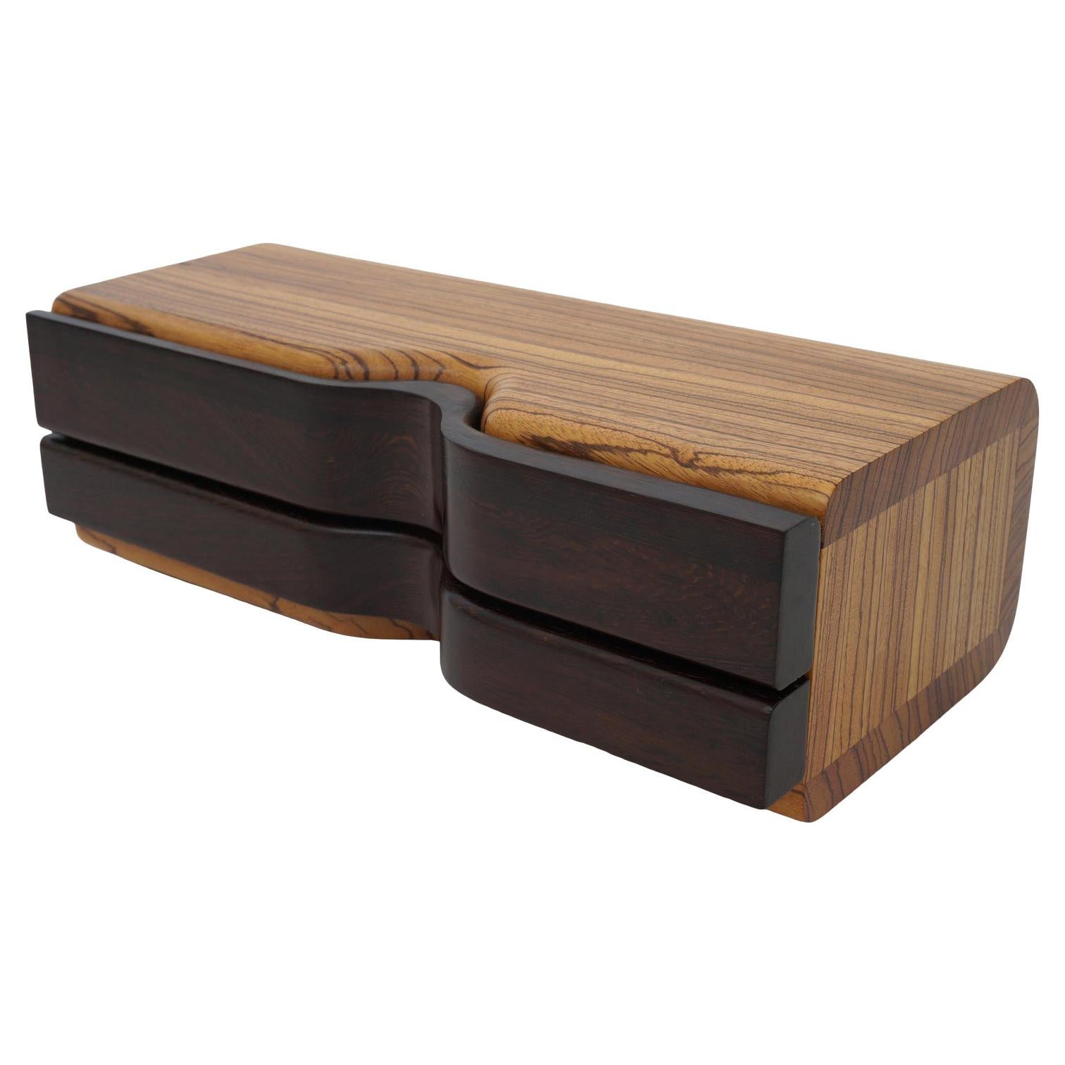 Artisan Wood Jewelry Box
