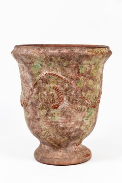 Artisanal Anduze Terracotta Garden Urn, France, 20th Century