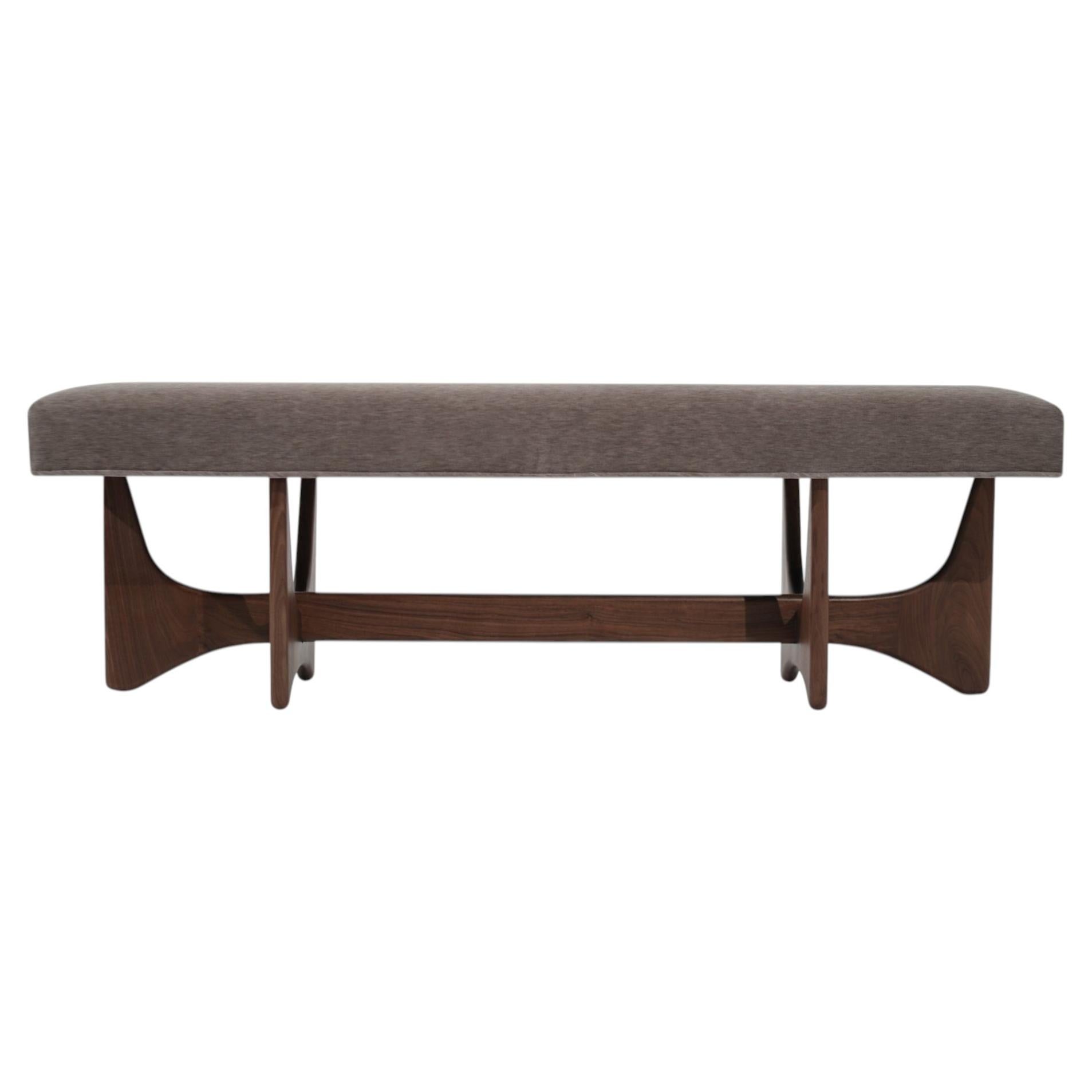 Artisanal Bench in Special Walnut