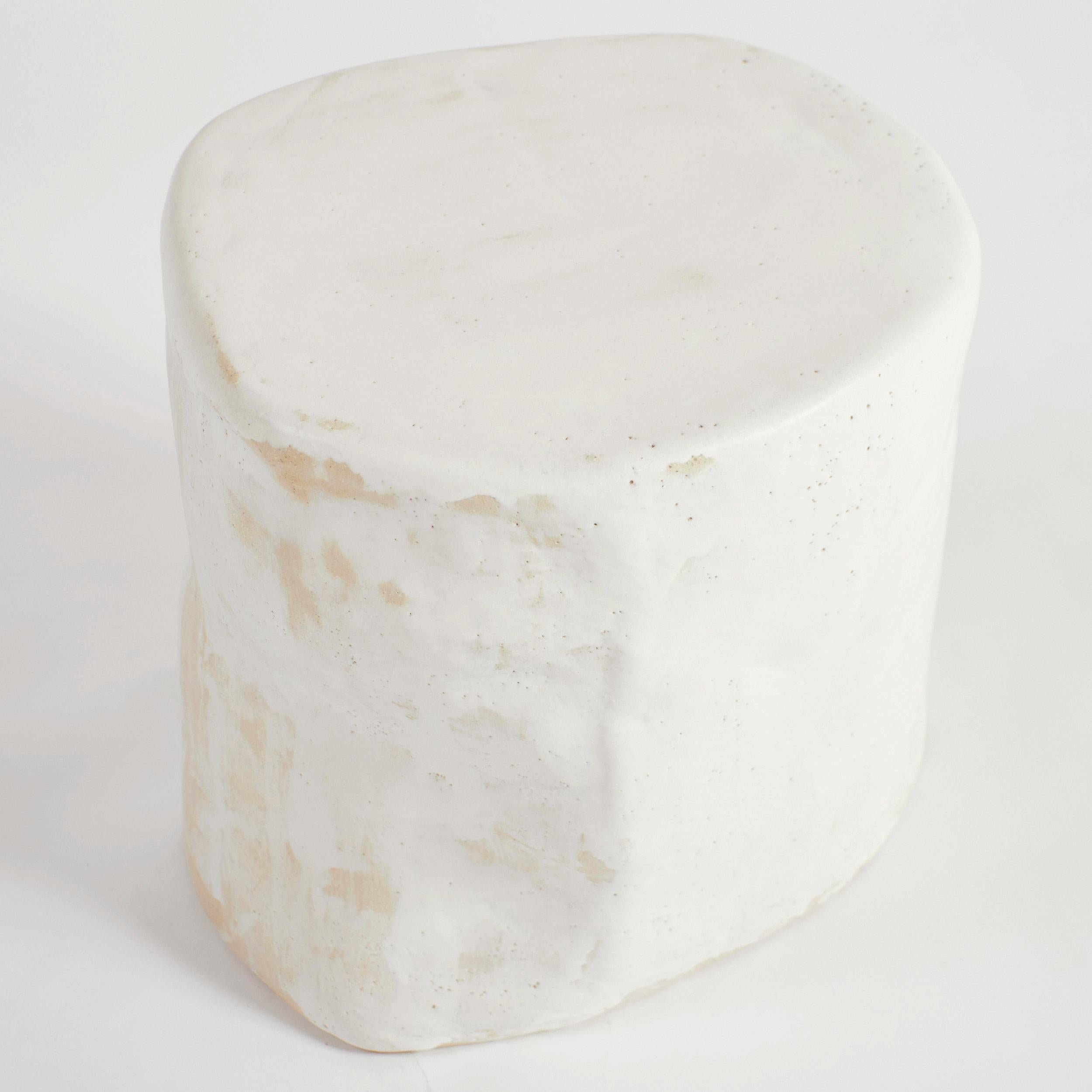 Artisanal Ceramic Side Table  For Sale 4