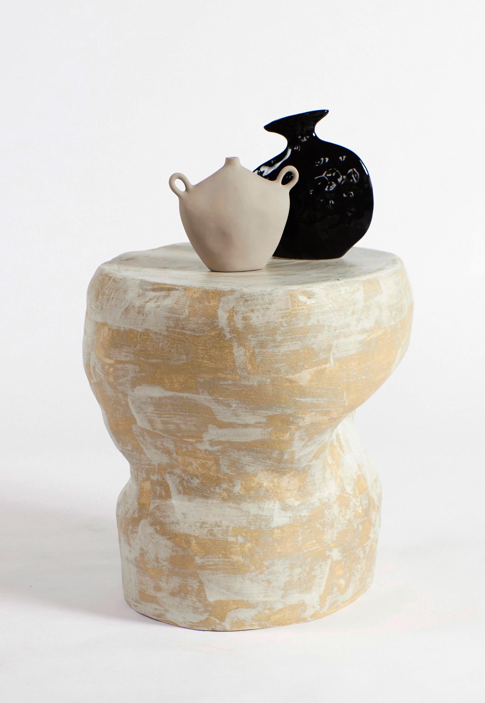 Artisanal Ceramic Side Table  For Sale 4
