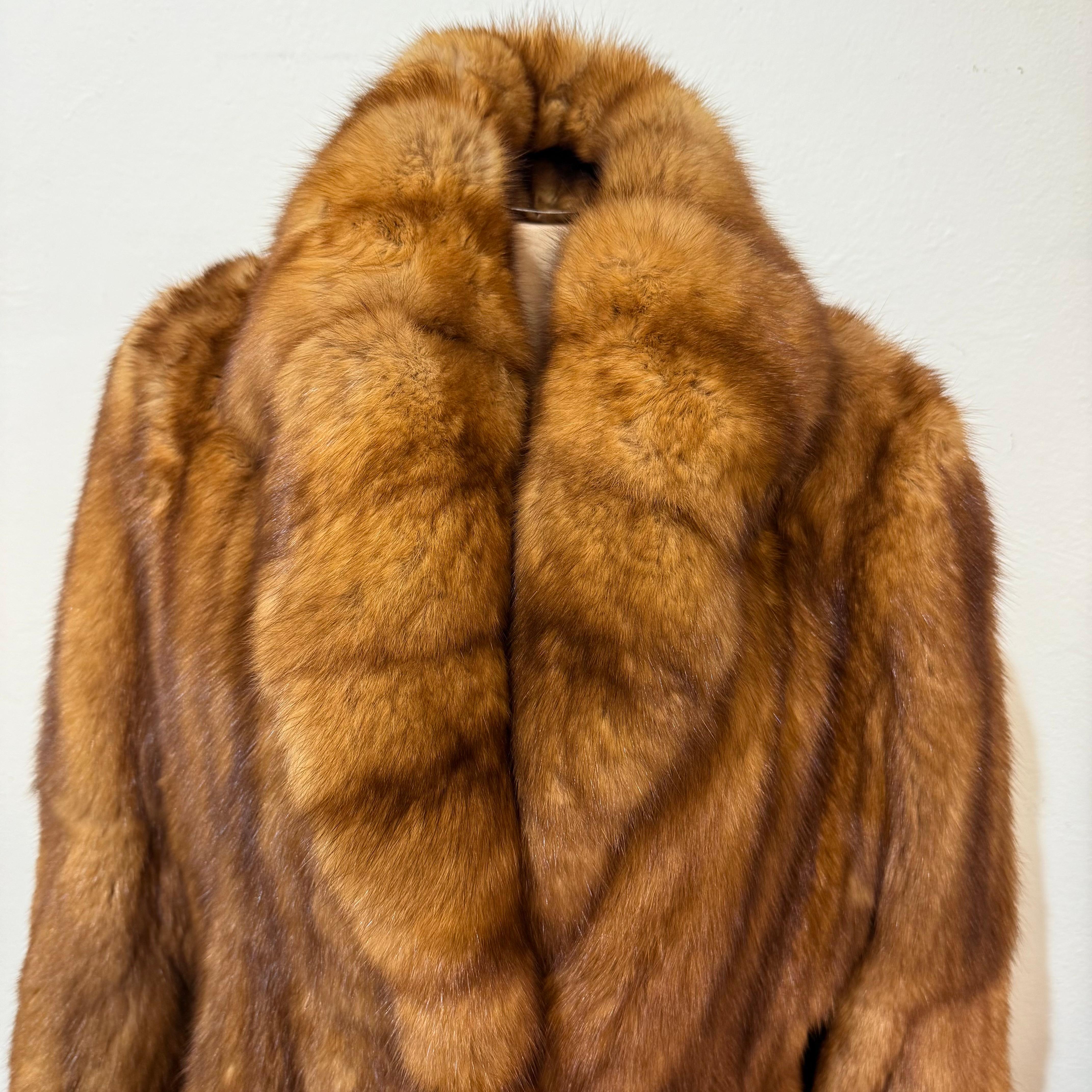 Beautiful long fur coat
Artisanal work made in Italy
Real sable, zibeline
Light brown glacé color
Hook closure
Two pockets 
Length shoulder/hem cm 125 (49.2 inches)
Size M comfort
Fast international shipping from Italy included in the price
Your