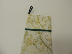 Artisanal Green Holiday Gift Stocking Double-Sided