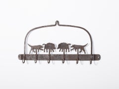 Artisanal Iron Kitchen Hooks, English Mid 20th Century