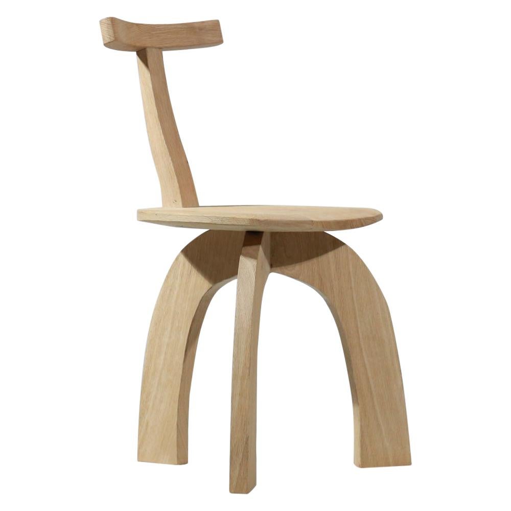 Artisanal Modern 80/20 Oak or Sycamore Chair Created by Vincent Vincent For Sale
