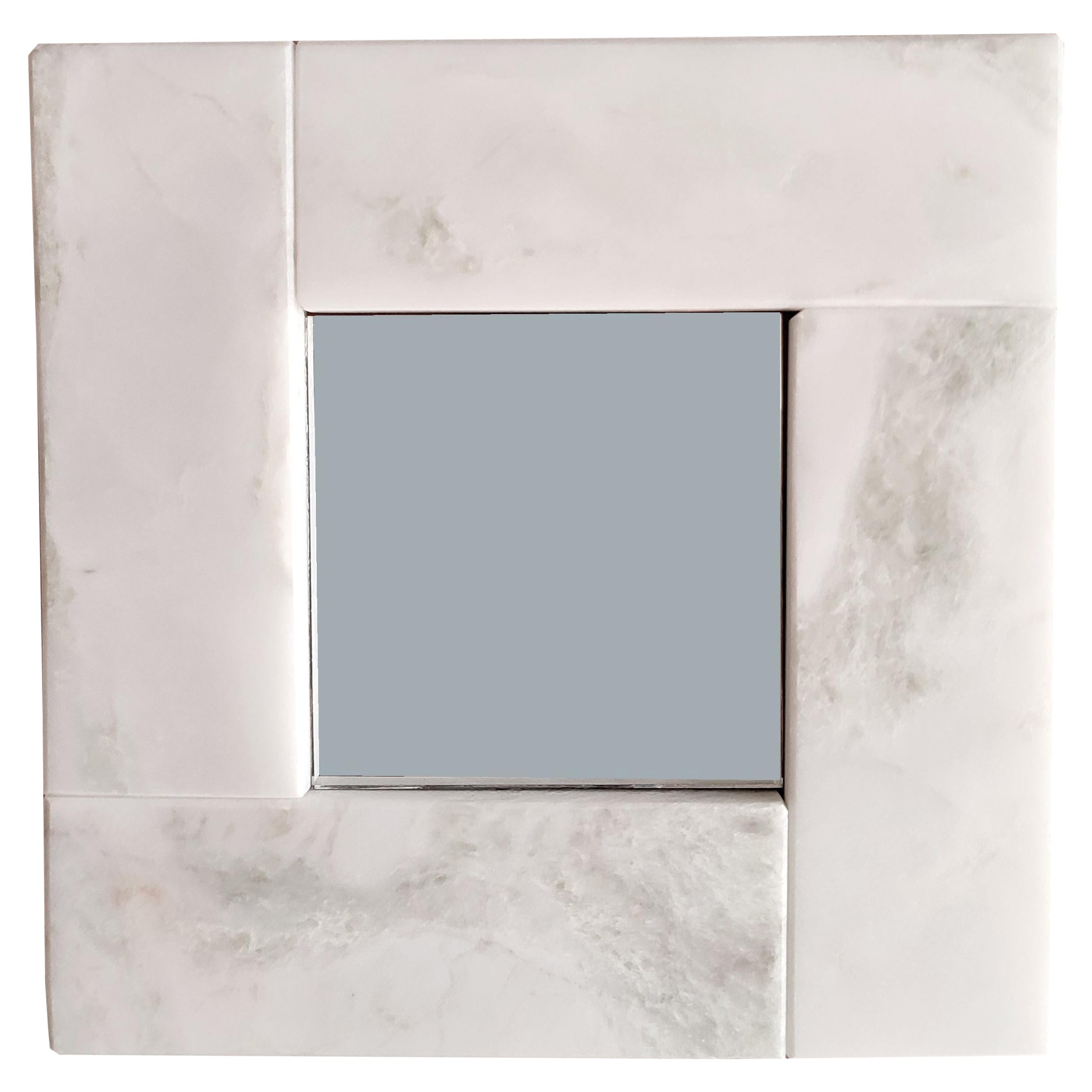 Miroir décoratif artisanal en onyx Cadeau de luxe Joaquín Moll Modernity Design en vente