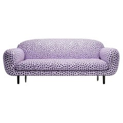 Artisanal Polkadot Lavender 3 Seater Sofa