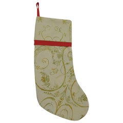 Artisanal Red Holiday Gift Stocking Double-Sided
